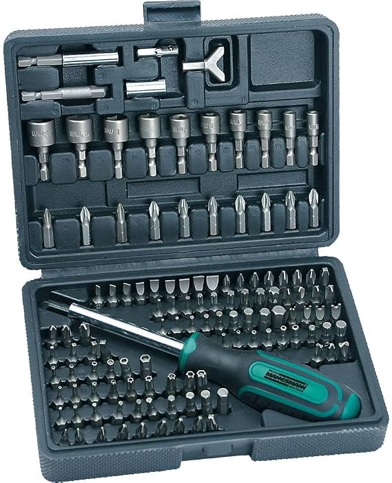 Brüder Mannesmann M29896 Bit Set 122 Pieces