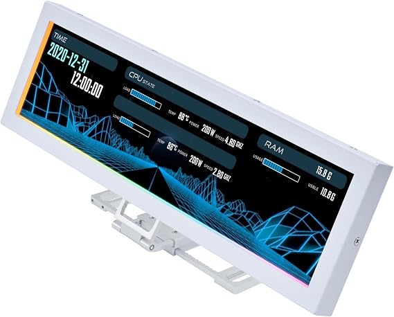 Lian Li 8.8″ Universal Ekran Beyaz (G89.SM088W.00)