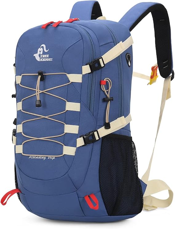 Bseash 40L Lightweight Waterproof Hiking Backpack with Rain Cover,Outdoor Sport Travel Daypack for Camping Climbing Skiing Cycling