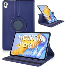 CONSTRAIN - Honor Pad 10 12.1 inç ile Uyumlu 360 Dönebilen Standlı Tam Koruma Tablet Kılıfı - Lacivert