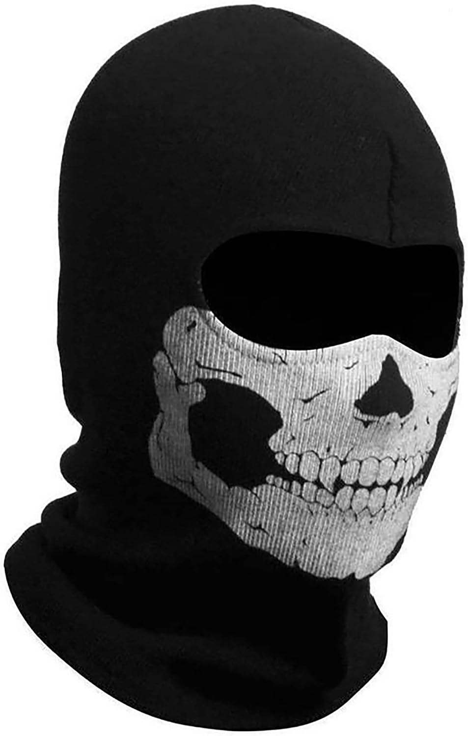COD Ghost Mask Skull Balaclava MW2 Skeleton Costume Full Head Ski Snood Mask Knitted Windproof Warmer Headwear for Bike Skateboard Motorcycle Snowboard Outdoor Sport