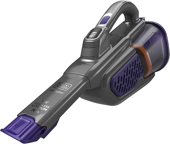 Black + Decker BHHV520BFP-QW 18V 2 Ah Evcil Hayvan Başlıklı Şarjlı El Süpürgesi