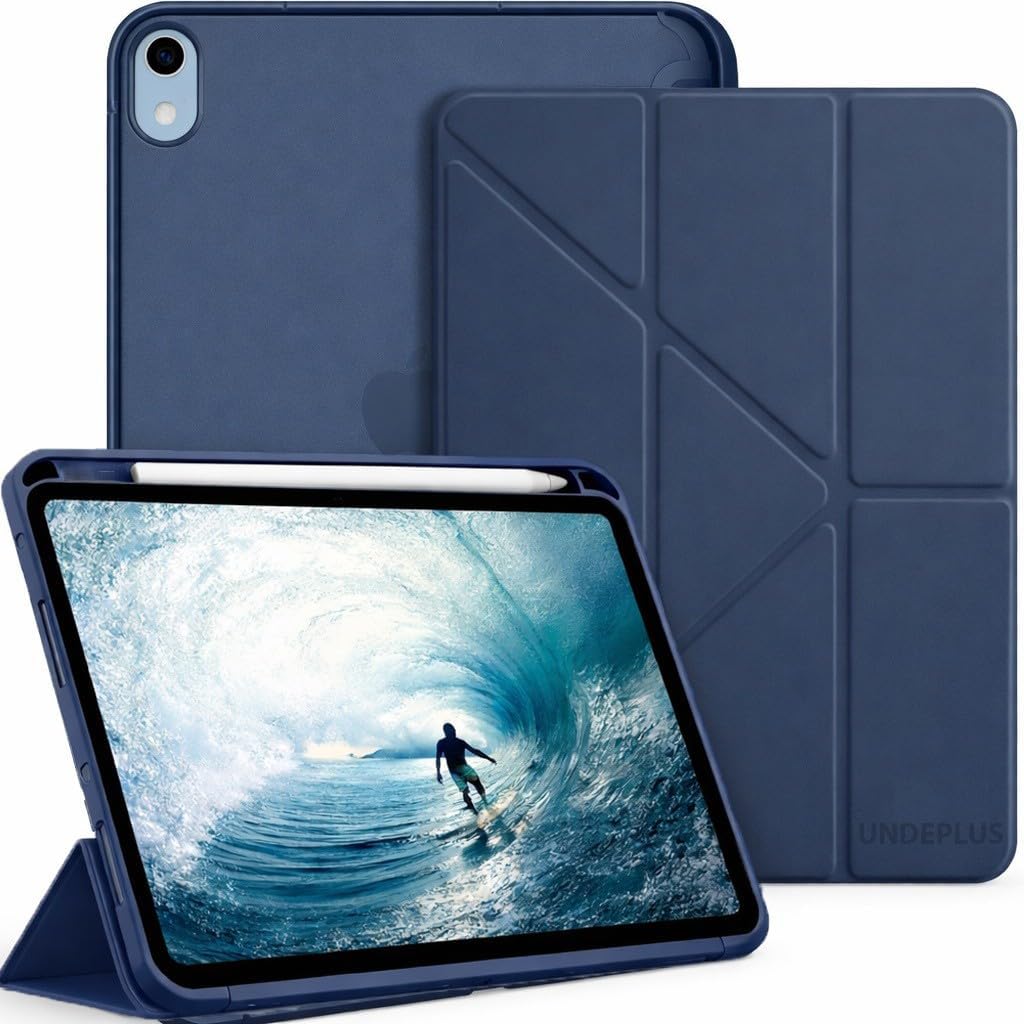 UnDePlus Xiaomi Mi Pad 8/8 Pro 11.2inç 2026 ile uyumlu Kılıf Kalem Bölmeli Mars Case Lacivert