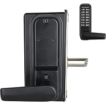 Gatemaster Superlock 2.0 RapidReset Mechanical Digital Gate Lock Surface Mounted Single-Sided for Timber/Composite Gates Left Hand BDGSWRRL (BDGSWRR) 10-Second Code Change Lever Handles
