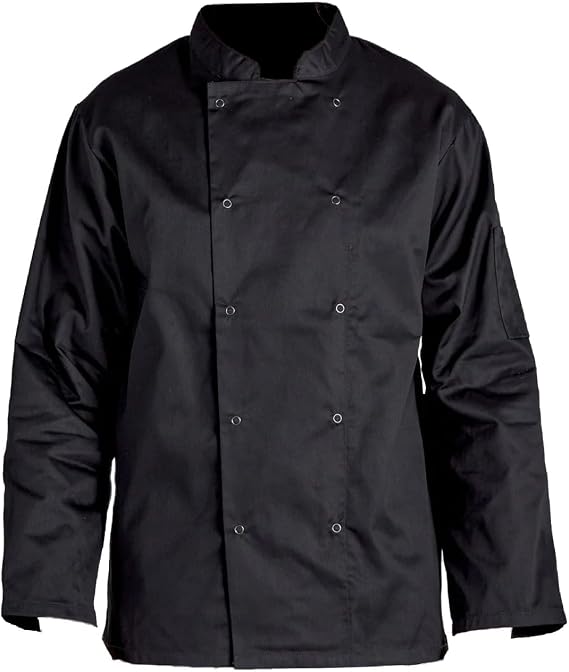 PRICE BEATER Unisex Professional Full Sleeves Chef Jacket, Breathability and Comfort, Resists Wear and Tear, Tailored for Restaurant Staff, Caterers, Bakers, And Food Service Workers