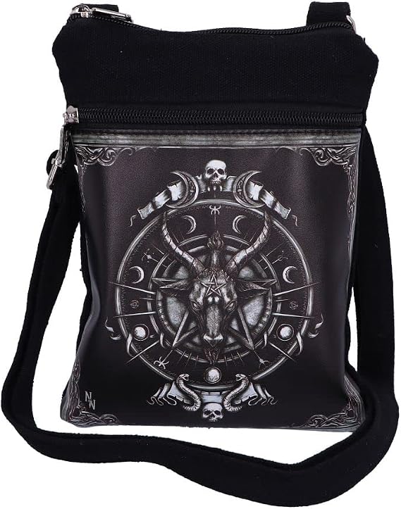 Nemesis Now Baphomet Shoulder Bag, Black, 23cm