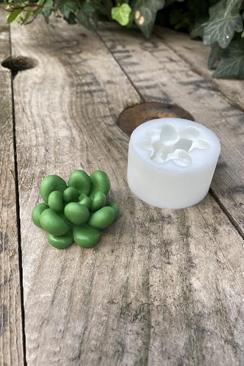 Rufus Concept Moonstone Sukulent Mum Kalıbı (Silikon)