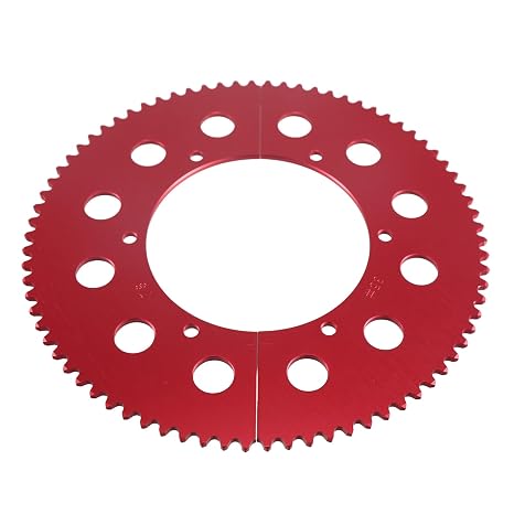 #35 Chain 78 Tooth Split Sprocket For Predator 212cc 196cc 6.5hp 7.0hp Coleman CT200U BT200X CT100U TrailMaster MB200 MegaMoto B212 Motovox Doodlebug Baja Mini Bike Go Kart Cart Parts Aluminum