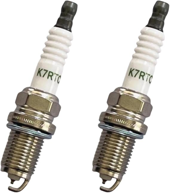 2PCS K7RTC Spark Plug Solid Terminal 14mm Thread 19mm Reach