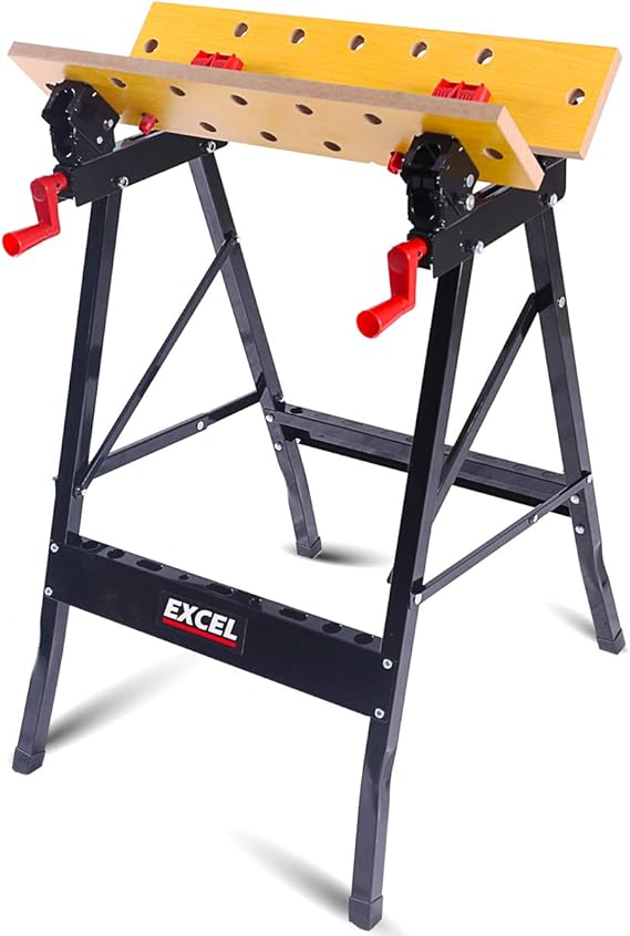 Excel Flip Top Workbench & Foldable Vise with Stand