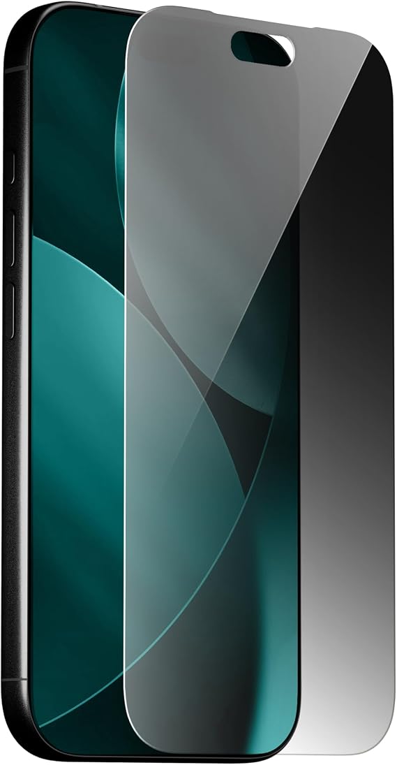 Mous iPhone 18 Pro Max プライバシースクリーンプロテクター、簡単取り付け