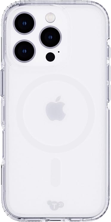 Tech21 EvoClear for iPhone 16 Pro - Compatible with MagSafe - Impact Protection Case - in Clear