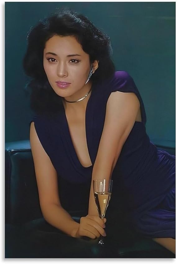 松坂慶子女優の美しいセクシーなポスター 9 バスルーム ベッドルーム リビング装飾 キャンバス ウォールアート プリント20x30inch50x75cm