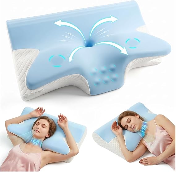 Cervical Memory Foam Pillow, Neck Support Pillow,Orthopedic Pillow