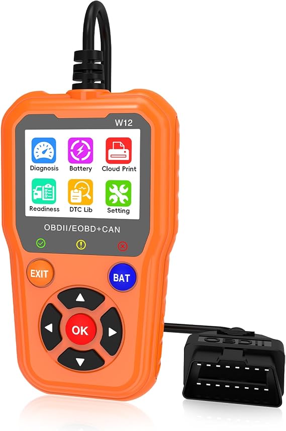 flintronic OBD2 Scanner Code Reader, OBDII Auto Car Diagnostic Tool, OBD2 Code Reader Diagnostic Scanner for Check Engine Light, I/M Readiness Smog Check