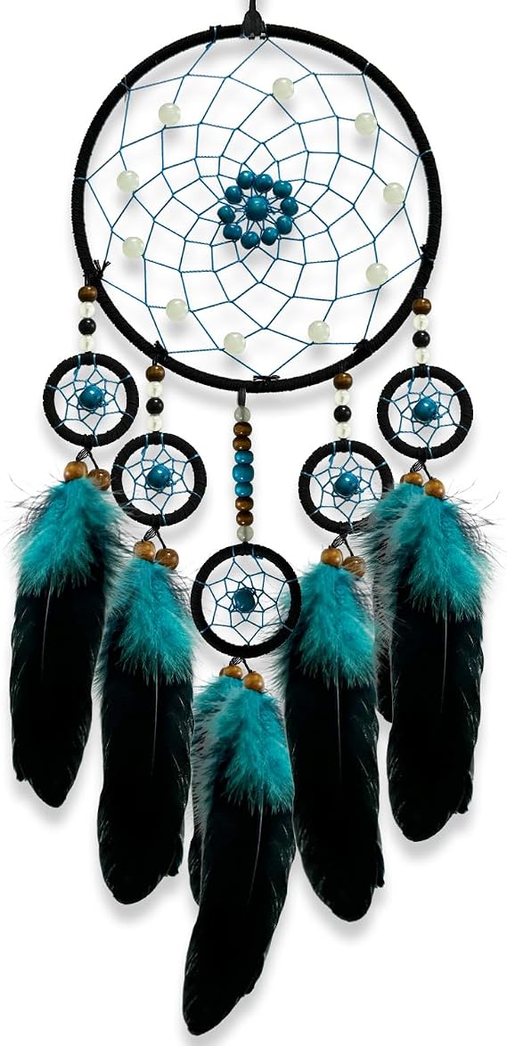 Dream Catcher for Boys Wall Decor Handmade Feather Hanging Decorations Home Ornament Birthday Festival Craft Gift