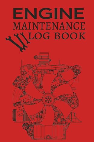Engine Maintenance Log Book: detailed engine repair rebuild checklist