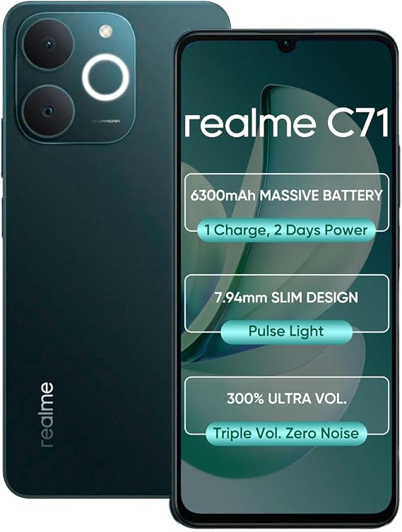 Realme X50 5G - Smartphone 128GB, 6GB RAM, Dual Sim, Jungle Green