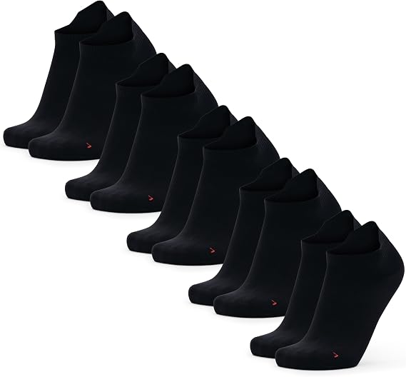 DANISH ENDURANCE Short Running Socks, Anti-Blister, 3 and 5 Pack
