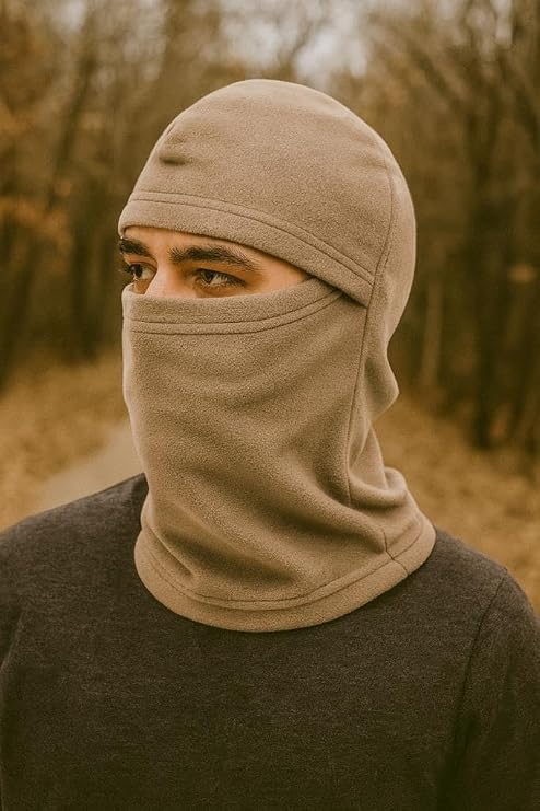 Single Sword Polar Kar Maskesi Erkek&Kadın Balaklava, Bej