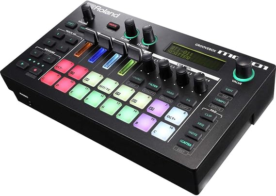 Roland Mc-101 Aira Dj Groovebox - Pocket Production Studio, A Portable, Compact Four-Track Version