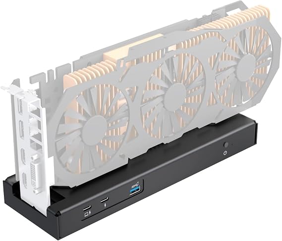 Thunderbolt 5 eGPU Enclosure 80Gbps | External GPU Dock Thunderbolt 4 / USB 4 Compatible | NVIDIA AMD Support PCIe Expansion | PD140W Power Supply | Daisy Chain Support | ATX/SFX Power Supply