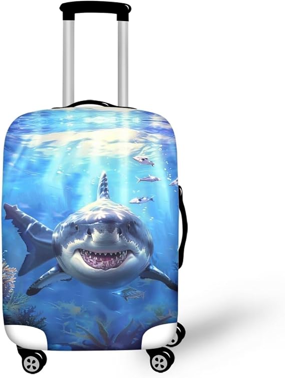 Luggage Protective Cover Travel Luggage Cover Protective Cover For Luggage Cover, Shark, L(25inch-28inch)