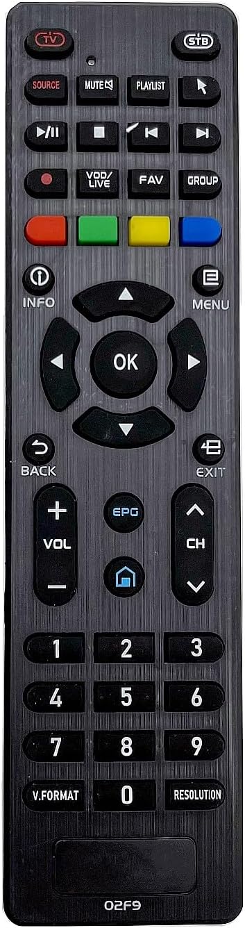 JZK Remote Control replacement for Formuler Z10 SE TV box, compatible with Z10 Pro Max, T1, T1 Plus, T1 +, T2, Z plus, ZX, Z7 plus, Z8 Pro TV Box
