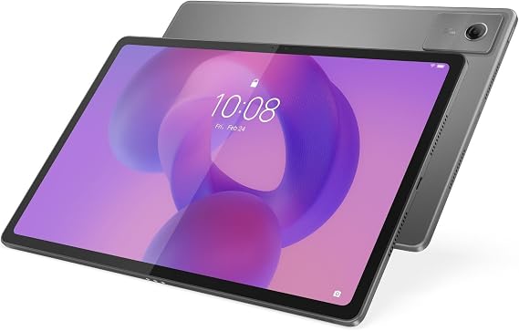 Lenovo Idea Tab Plus Tablet | 12.1 Inch 2.5K LCD Display | 16:10 | MediaTek Dimensity 6400 | Integrated Arm Mali-G57 Graphic | 8GB RAM | 128GB Memory | Android 15 | Moon Grey Color [Energy Class D]