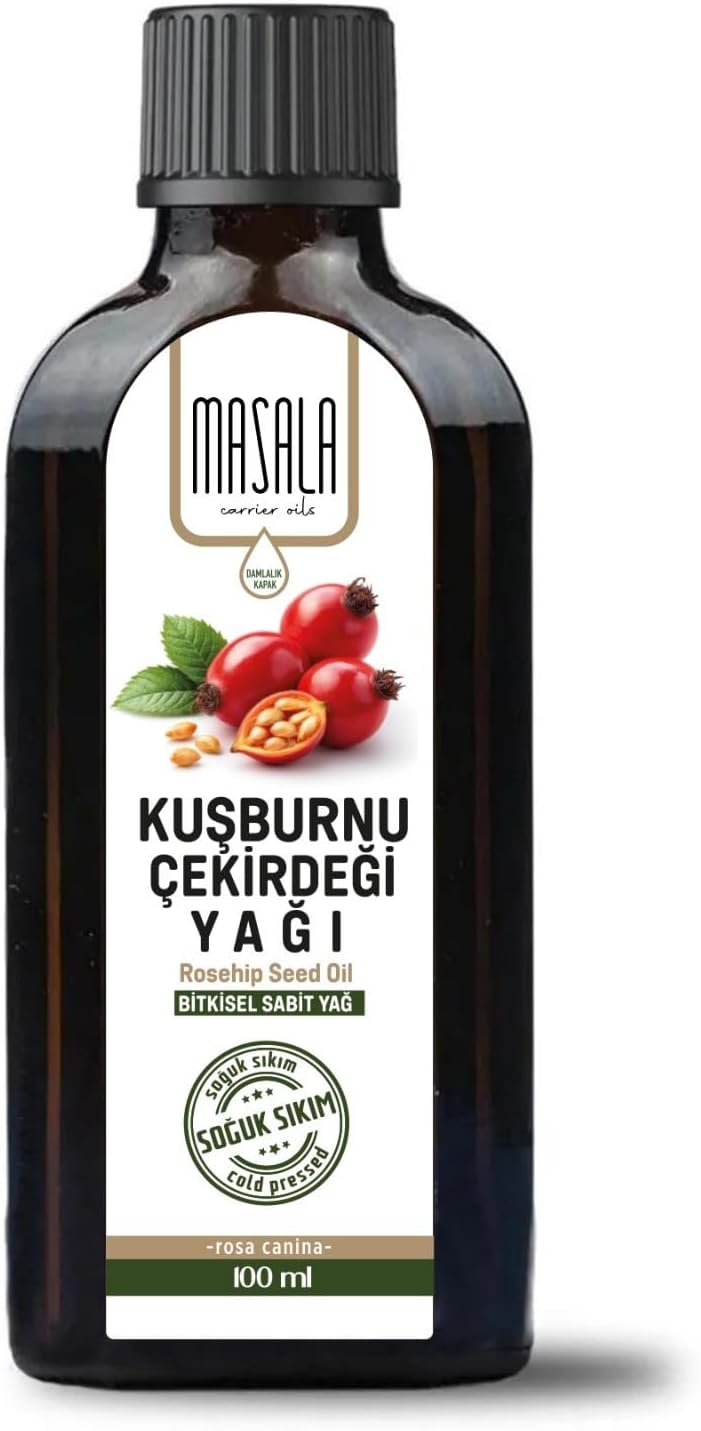 Kuşburnu Çekirdeği Yağı 100 ml. (Soğuk Pres - Cam Şişe)