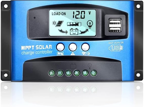 100A MPPT Solar Charge Controller Solar Panel Charge Controller Solar Panel Regulator Charge Controller 12V/24V
