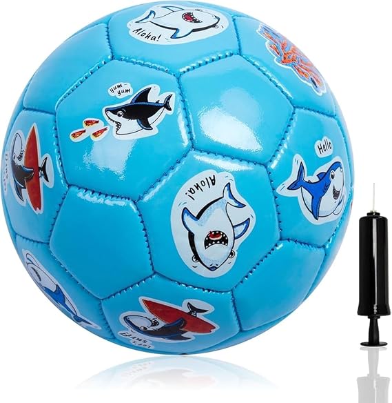 U&C Planet Kids Football Size 2 Mini Traning Ball with Pump