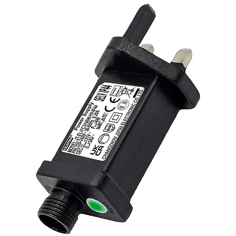 Transformer for Christmas Lights 24V 6W AC Fairy Lights Plug Adapter