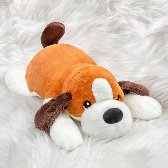Weighted Stuffed Animals Dog Plush, Heatable Coolable, 4.4lb, 50cm