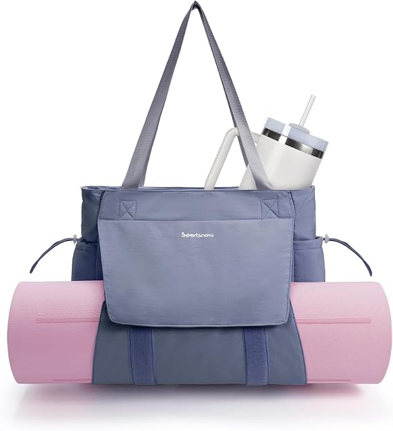 sportsnew Yoga Bag for Women Large Gym Tote Bag with Mat Holder