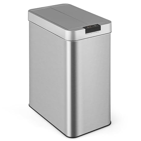 TANGZON 50L Motion Sensor Kitchen Bin, Automatic Touchless Waste Bin