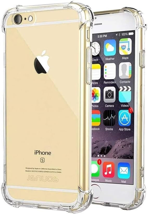 Case for iPhone 5S Case, iPhone 5 Case, iPhone SE (2016 Edition) Case for Girls Women, Clear Transparent Soft Flexible TPU Slim Phone Protective Case Cover for iPhone 5 Clear