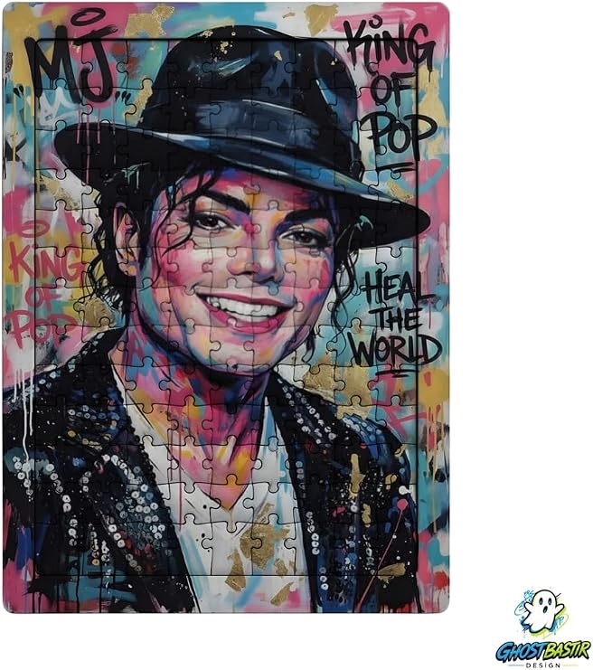 Michael Jackson 99 Parça Ayaklı Puzzle – Dekoratif Çocuk Yapbozu 0169
