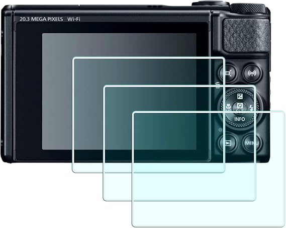 Screen Protector Compatible with Canon PowerShot SX740 HS SX730 HS Camera (for Accessories), 0.3mm High Definition LCD Optical 9H Hardness