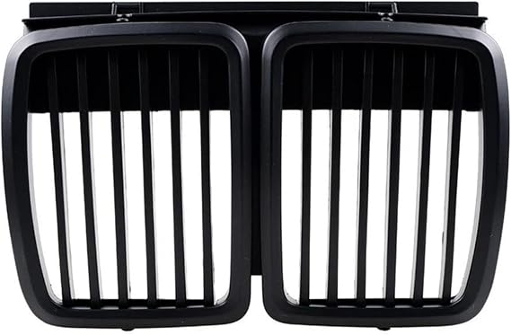 Front Grille For BMW E30 3-Series 325i 318is 1982-1994 51131884350 51131916504 51131945877 Gloss Black Front Kidney Grille Sedan Coupe Cabrio Bumper Grill(Matte Black)