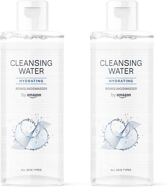 by Amazon Facial Cleansing Water with Almond Extract, 2 x 200 ml