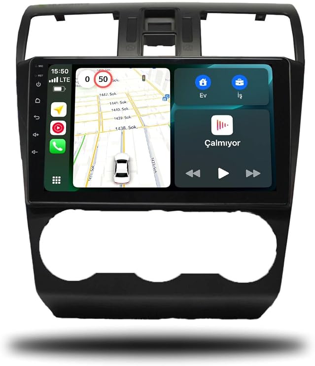 MarTechno Android Multimedya 6GB RAM 128GB Hafıza Subaru Forester 2016-2018 ile uyumlu