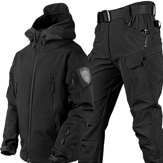 Men's Tactical Jacket Camouflage Military Uniform Suit Military Soft Shell Suits and Pant Waterproof Army Combat Suit Sets Waterproof Camo Uniforme Militar Clothes Suit