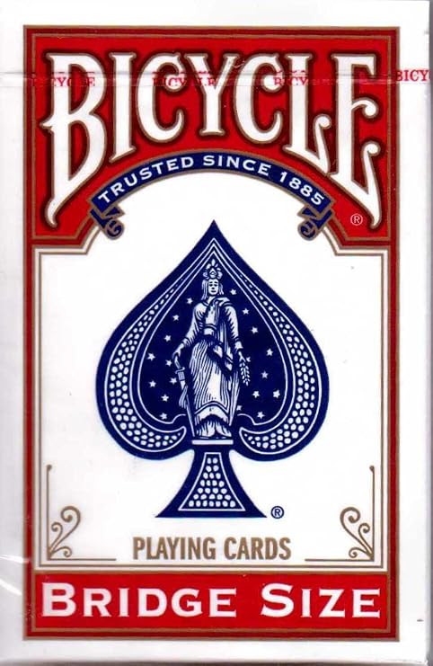 BICYCLE Deck Bridge Size - Red Back (US Playing Card Company)