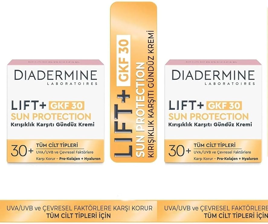 Diadermine Lift+GKF30 Kırışıklık Karşıtı Gündüz Kremi 50 mlx 2adet