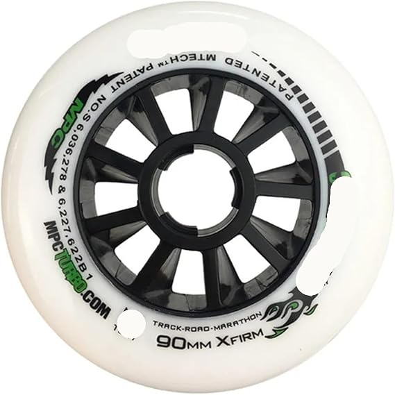 8 Pcs Skate Wheels Marathon Racing Tires For Inline Speed Skates Road Skating For Skating(90mm)