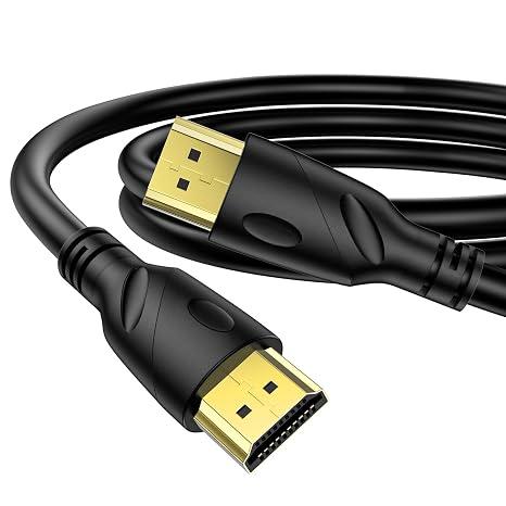 8K4K HDMI Cable 0.5m(HDMI 2.1,8k@60hz,48gbps&4k@120hz,18gbps)Ultra High Speed Gold Plated Connectors,Ethernet Audio Return,Video 8K4K,Full HD1080p,3D Compatible with HDTV,Blu-Ray,PS3/4/5/9,ect