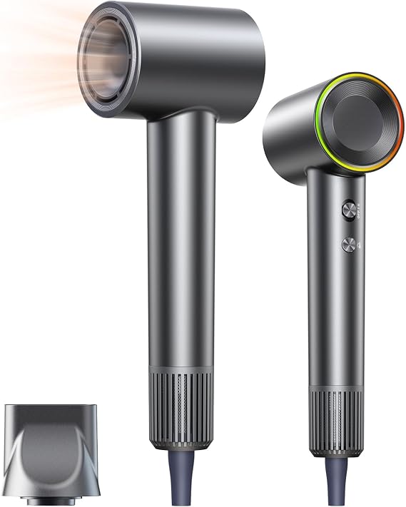 Industry's Strongest, Revolutionary Fast Hair Dryer, 10.3 ft/s 36 m/s