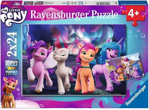 Ravensburger Ravensburger 2x24 Parçalı Puzzle My Little Pony