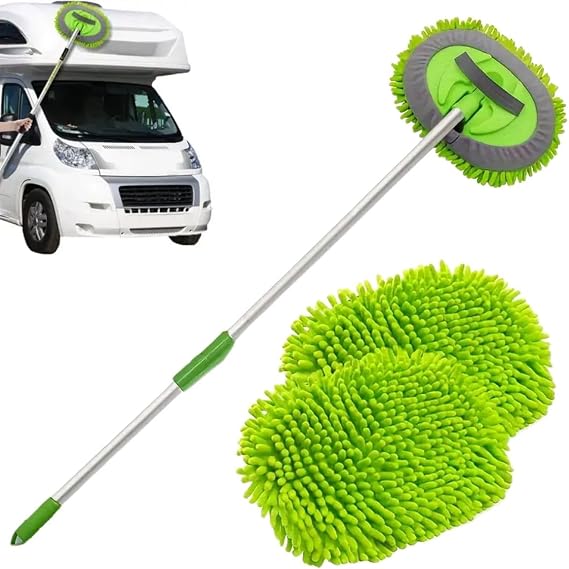 BUFFER® Yedek Mikrofiber Bezli Oto Yıkama Mop Seti